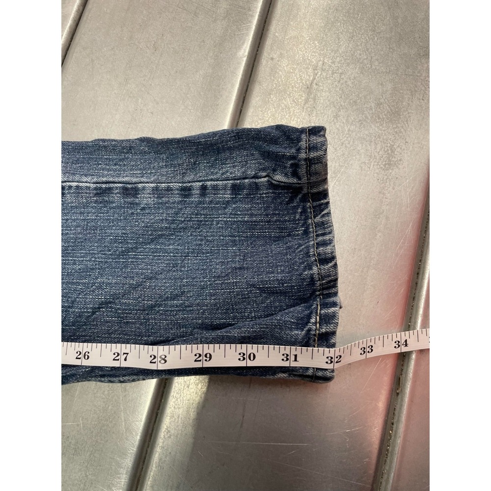 VTG Levis 514 Jeans Mens 31X32 Blue Medium Wash Denim Slim Straight 100% Cotton - Picture 9 of 16